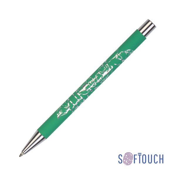 Ручка шариковая "Aurora", покрытие soft touch - Ручка шариковая "Aurora", покрытие soft touch зеленое яблоко
