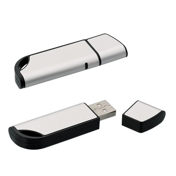 Флеш-карта USB 8GB "Перфекционист"# - Флеш-карта USB 8GB "Перфекционист"# черный с серебром