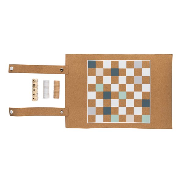 Набор Britton Cork для игры в шашки и нарды - Набор Britton Cork для игры в шашки и нарды