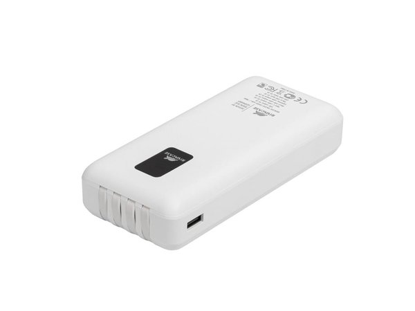Внешний аккумулятор с дисплеем и встроенными кабелями VA2220, 20000 mAh - Внешний аккумулятор с дисплеем и встроенными кабелями VA2220, 20000 mAh