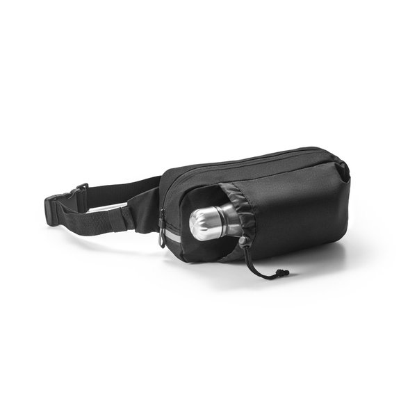 DELFOS POUCH. Поясная сумка из переработанного полиэстера 300D и 600D с отражающими элементами. - DELFOS POUCH. Поясная сумка из переработанного полиэстера 300D и 600D с отражающими элементами.