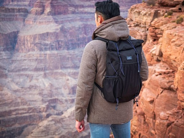 Складывающийся рюкзак-мессенджер «Venturer Eco» для ноутбука 16« - Складывающийся рюкзак-мессенджер «Venturer Eco» для ноутбука 16«