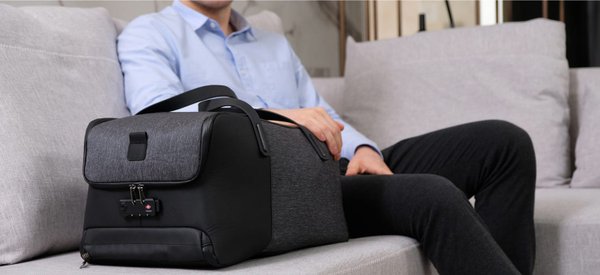 Дорожная сумка KORIN FlexPack Go 53х23х26 см, темно-серая - Дорожная сумка KORIN FlexPack Go 53х23х26 см, темно-серая