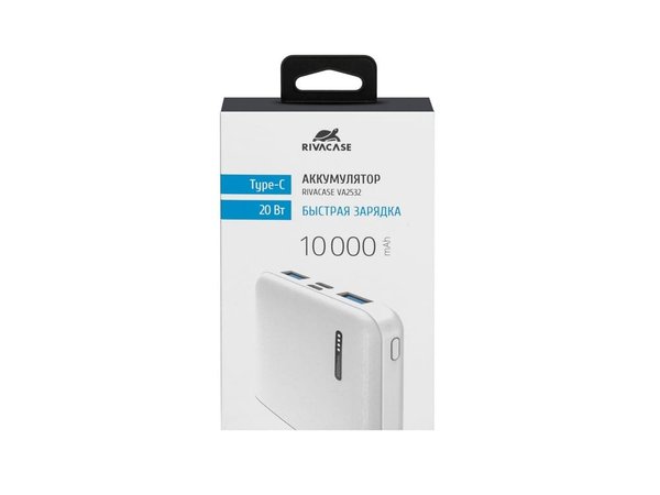 Внешний аккумулятор с быстрой зарядкой QC/PD VA2532, 10000 mAh - Внешний аккумулятор с быстрой зарядкой QC/PD VA2532, 10000 mAh