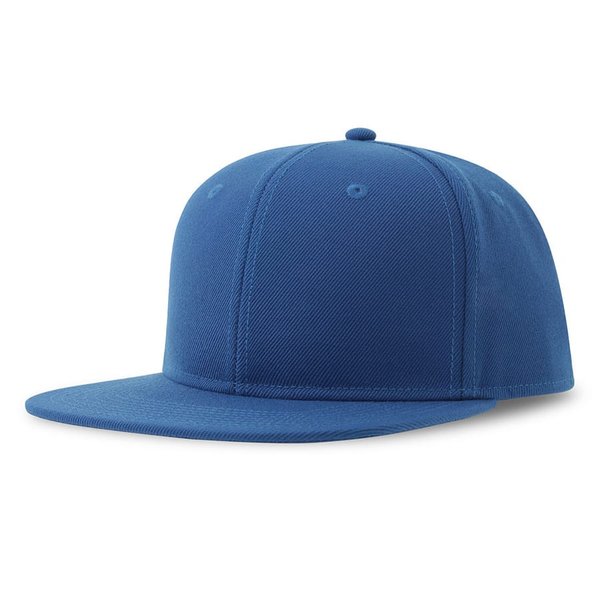 Бейсболка SNAP BACK-S, 6 клиньев, пластиковая застежка - Бейсболка "SNAP BACK-S", 6 клиньев, пластик. застежка,яр.-синий, 100% перераб. полиэстер, 300 гр/м2