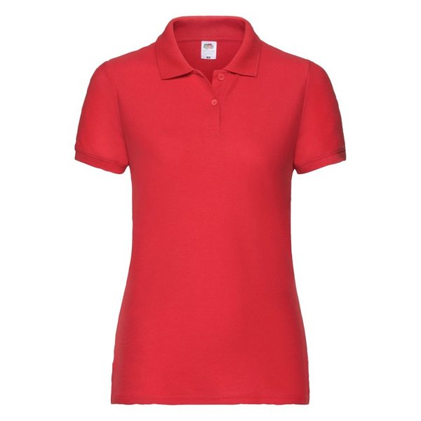 Поло женское 65/35 POLO LADY-FIT 180 - Поло "Lady-Fit 65/35 Polo", красный_S, 65% п/э, 35% х/б, 180 г/м2