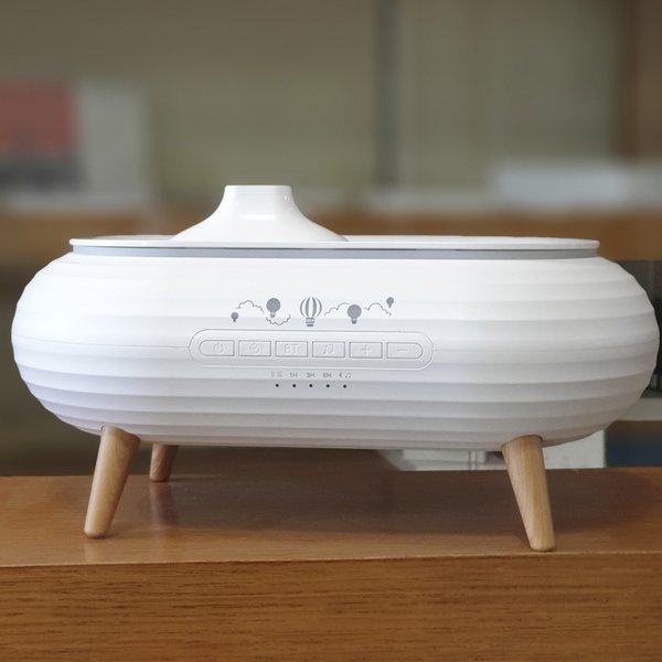 Увлажнитель воздуха "Smart Air" с bluetooth-колонкой, мелодиями и релаксирующими шумами, с подсветкой и ароматизатором - Увлажнитель воздуха "Smart Air" с bluetooth-колонкой, мелодиями и релаксирующими шумами, с подсветкой и ароматизатором белый