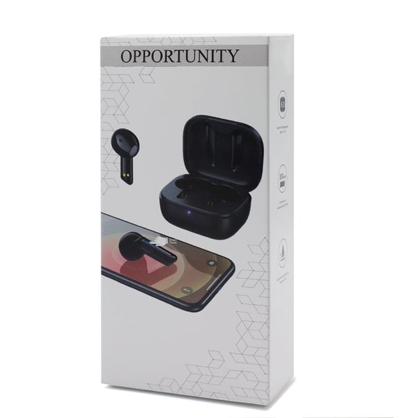 Наушники беспроводные Bluetooth Opportunity, черные - Наушники беспроводные Bluetooth Opportunity, черные