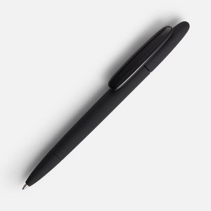 ручка шариковая prodir ds5 trr-p soft touch, черная