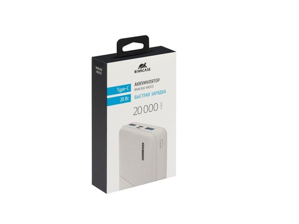 Внешний аккумулятор с дисплеем и быстрой зарядкой QC/PD VA2572, 20000 mAh - Внешний аккумулятор с дисплеем и быстрой зарядкой QC/PD VA2572, 20000 mAh