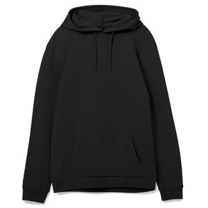 толстовка с капюшоном унисекс hoodie, черная