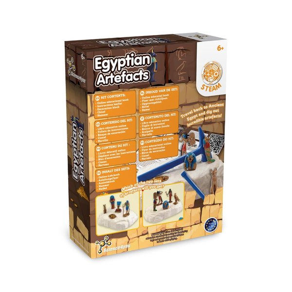 Ancient Egypt Excavation Kit II. Дидактическая игра поставляется с подарочным пакетом из крафт-бумаги (90 г/м²) - Ancient Egypt Excavation Kit II. Дидактическая игра поставляется с подарочным пакетом из крафт-бумаги (90 г/м²)