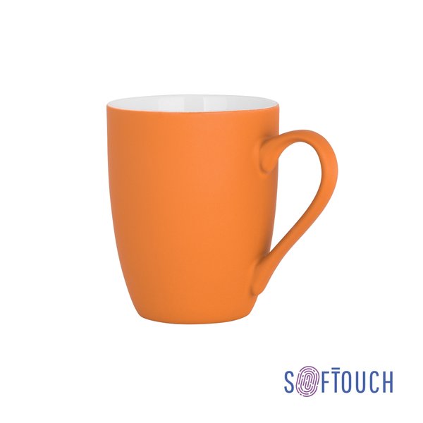 Кружка "Trend", покрытие soft touch - Кружка "Trend", покрытие soft touch оранжевый