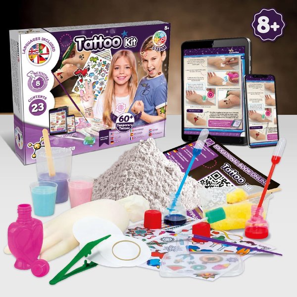 Tattoo Factory Kit II. Дидактическая игра поставляется с подарочным пакетом из крафт-бумаги (100 г/м²) - Tattoo Factory Kit II. Дидактическая игра поставляется с подарочным пакетом из крафт-бумаги (100 г/м²)