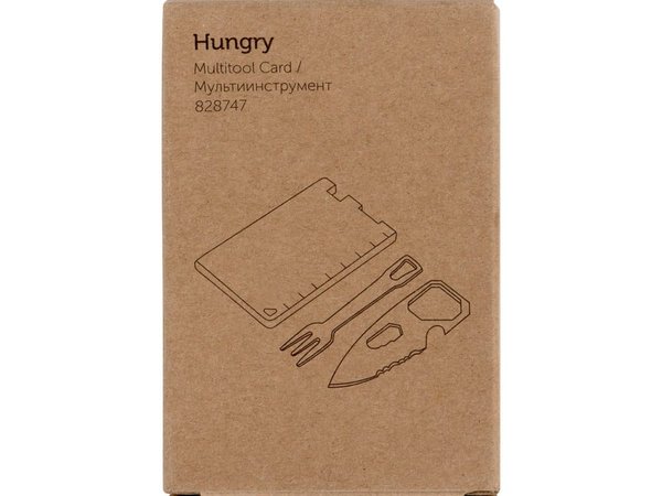 Мультиинструмент с ножом и вилкой «Hungry» - Мультиинструмент с ножом и вилкой «Hungry»