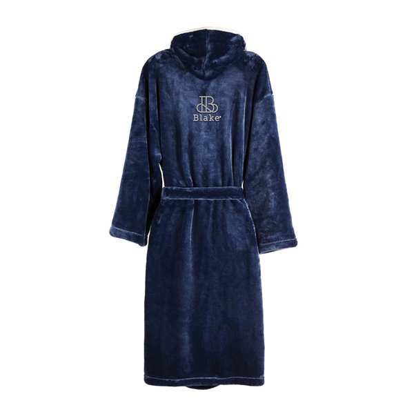 Банный халат VINGA Louis из rPET GRS, L-XL, унисекс, 350 г/м² - Банный халат VINGA Louis из rPET GRS, L-XL, унисекс, 350 г/м²