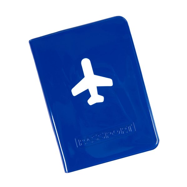 Обложка для паспорта "Flight" - Обложка для паспорта "Flight" 10 x 13,8 см, ПВХ, синий
