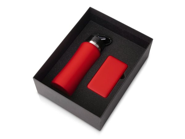 Подарочный набор «COLOR IT» с бутылкой для воды и повербанком, 5000 mAh - Подарочный набор «COLOR IT» с бутылкой для воды и повербанком, 5000 mAh
