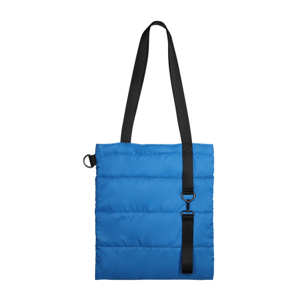 Шоппер Superbag Bubble, стёганый, без застёжки - Шоппер Superbag Bubble, стёганый, без застёжки (голубой с черным)