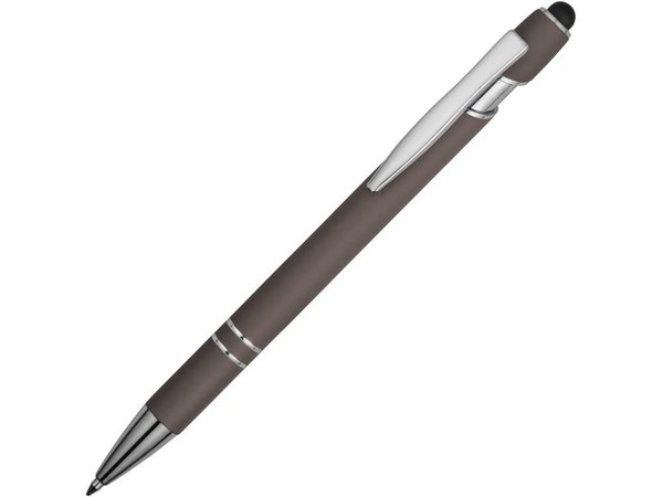 Ручка-стилус металлическая шариковая «Sway» soft-touch - Ручка-стилус металлическая шариковая «Sway» soft-touch