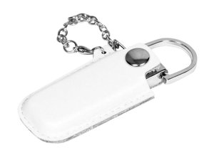 usb 2.0- флешка на 16 гб в массивном корпусе с кожаным чехлом