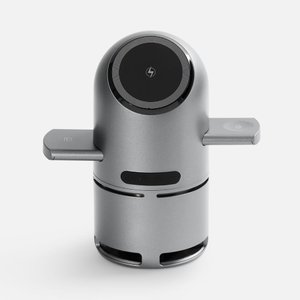 Bluetooth-колонка с беспроводной зарядкой Droid, серая
