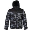 Куртка мужская "SIBERIA", камуфляж серый, чёрный, 2XL, 100% нейлон 40г/м2, наполнитель: 100% полиэст