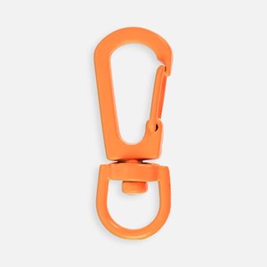 застежка-карабин snap hook, s, оранжевый неон