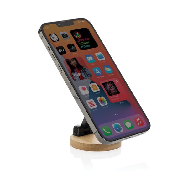 Подставка для телефона Magmount из бамбука и переработанного пластика RCS - Подставка для телефона Magmount из бамбука и переработанного пластика RCS