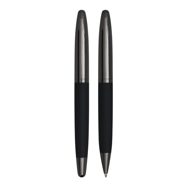 Набор письменный BLACK ELEGANCE, черный - Набор письменный BLACK ELEGANCE, черный
