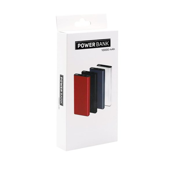 Внешний аккумулятор Höginn в металлическом корпусе, 10000mAh - Внешний аккумулятор Höginn в металлическом корпусе, 10000mAh, синий