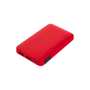 внешний аккумулятор с подсветкой анкор (ancor) 5000 mah, красный