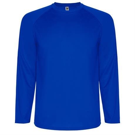 Спортивная футболка MONTECARLO L/S мужская - Спортивная футболка MONTECARLO L/S мужская, КОРОЛЕВСКИЙ СИНИЙ XL