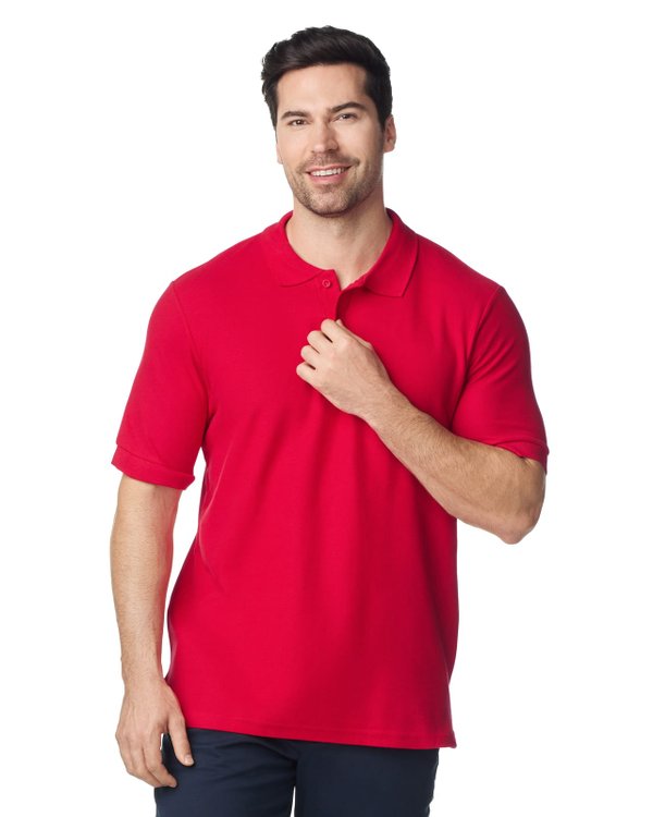 Футболка поло PREMIUM COTTON ADULT DOUBLE PIQUE - Футболка поло PREMIUM COTTON ADULT DOUBLE PIQUE, КРАСНЫЙ S