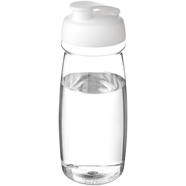 Спортивная бутылка H2O Active® Pulse 600 мл с откидной крышкой - Спортивная бутылка H2O Active® Pulse 600 мл с откидной крышкой