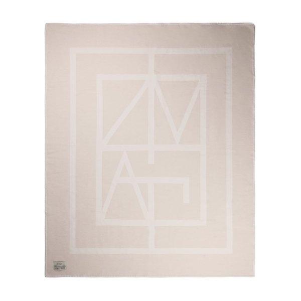 Плед VINGA Monogram из переработанного полиэстера GRS, 170x130 см - Плед VINGA Monogram из переработанного полиэстера GRS, 170x130 см