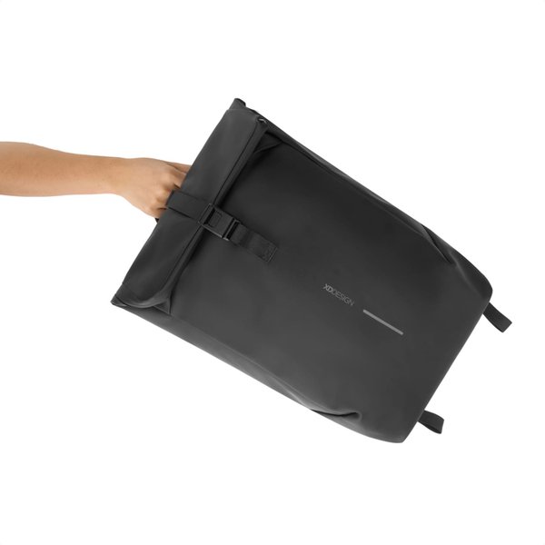 Антикражный водонепроницаемый рюкзак Urban Flap-Top - Антикражный водонепроницаемый рюкзак Urban Flap-Top, черный