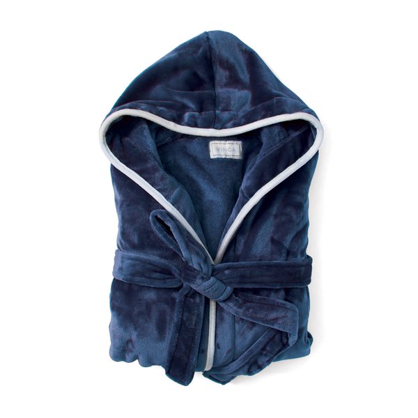 Банный халат VINGA Louis из rPET GRS, L-XL, унисекс, 350 г/м² - Банный халат VINGA Louis из rPET GRS, L-XL, унисекс, 350 г/м²