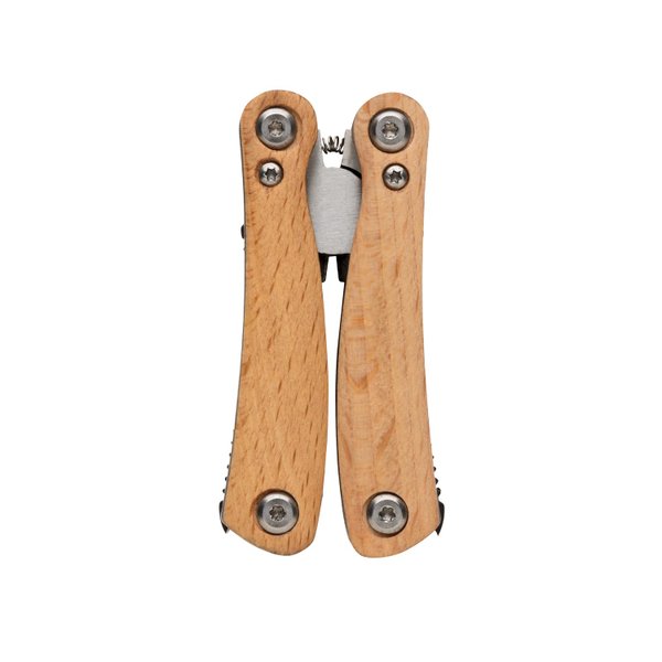 Мини-мультитул Wood, коричневый - Мини-мультитул Wood, коричневый