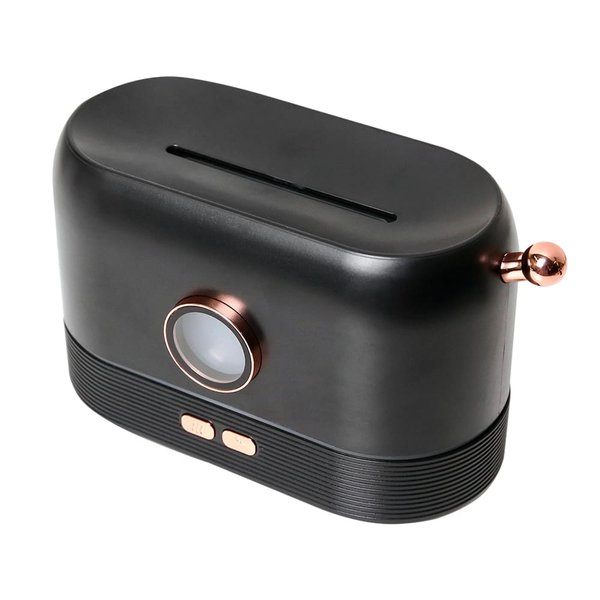 Светодиодный USB увлажнитель Milfire, черный - Светодиодный USB увлажнитель Milfire, черный