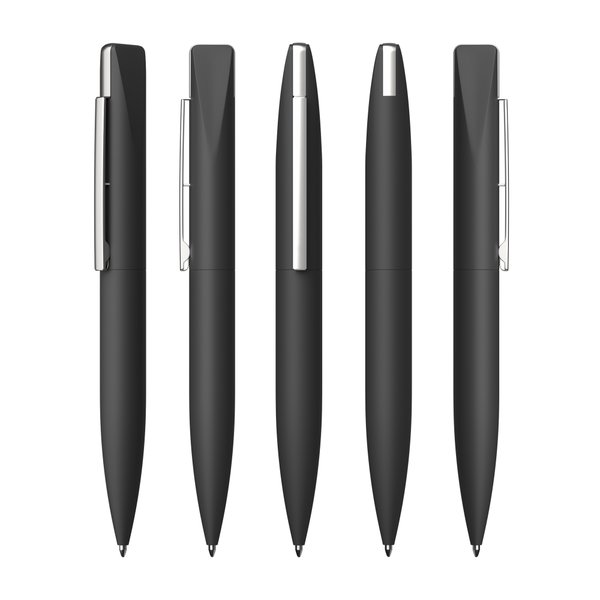 Ручка шариковая "Callisto" с флеш-картой 32Gb, покрытие soft touch - Ручка шариковая "Callisto" с флеш-картой 32Gb, покрытие soft touch черный