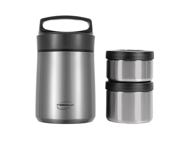 Термос с двумя контейнерами THERMOcafe «TCLB-1480SY», 1480 мл - Термос с двумя контейнерами THERMOcafe «TCLB-1480SY», 1480 мл