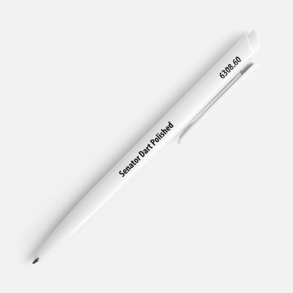Ручка шариковая Senator Dart Polished, белая