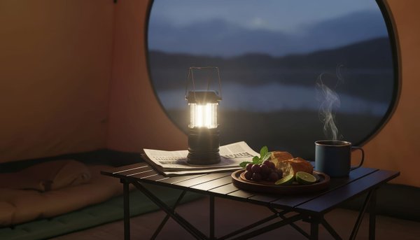 Туристический led-фонарь "Compass" 360˚ - Туристический led-фонарь "Compass" 360˚ черный