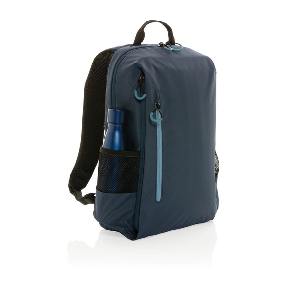 Рюкзак для ноутбука Impact Lima из rPET AWARETM, RFID, 15.6" - Рюкзак для ноутбука Impact Lima из rPET AWARETM, RFID, 15.6"