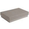 Коробка подарочная CRAFT BOX, 17,5*11,5*4 см, серый, картон 350 гр/м2