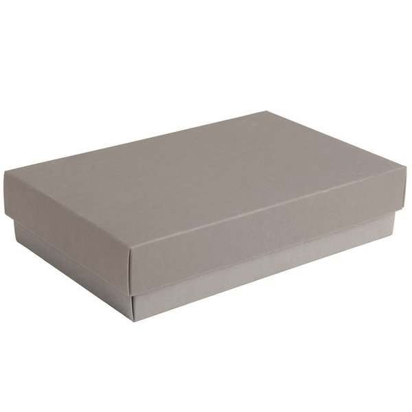 Коробка подарочная CRAFT BOX размер 17,5 x 11,5 x 4 см - Коробка подарочная CRAFT BOX, 17,5*11,5*4 см, серый, картон 350 гр/м2