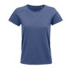 Футболка женская "CRUSADER WOMEN", деним, XL, 100% органический хлопок, 150 г/м2