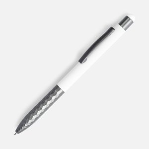 ручка шариковая digit soft touch со стилусом, белая