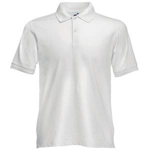 Поло мужское SLIM FIT POLO 210 - Поло "Slim Fit Polo", белый_M, 97% х/б, 3% эластан, 210 г/м2